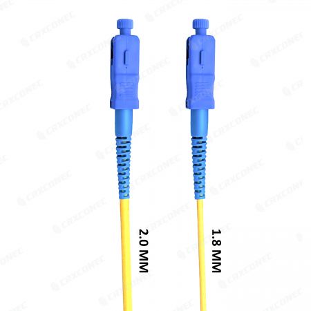 Kabel patch serat optik mode tunggal SC